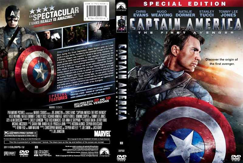 Captain America: The First Avenger Marvel 2011 Film