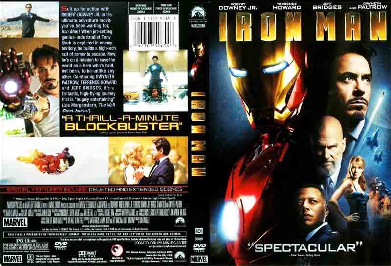 Iron Man Marvel 2008 Film