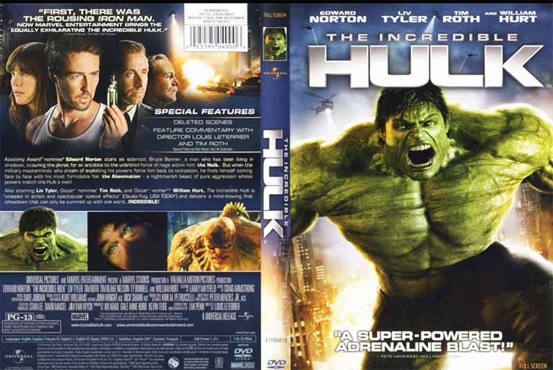 The Incredible Hulk Marvel 2008 Film