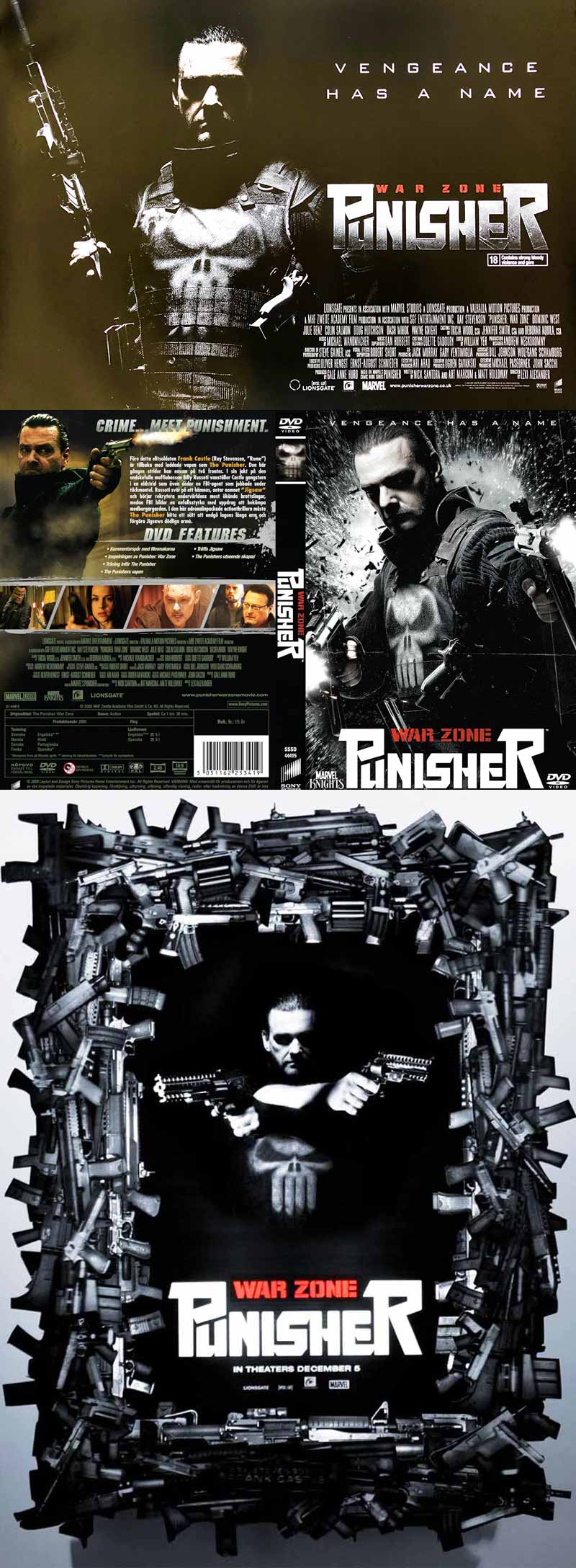 The Punisher: War Zone Marvel 2008 Film