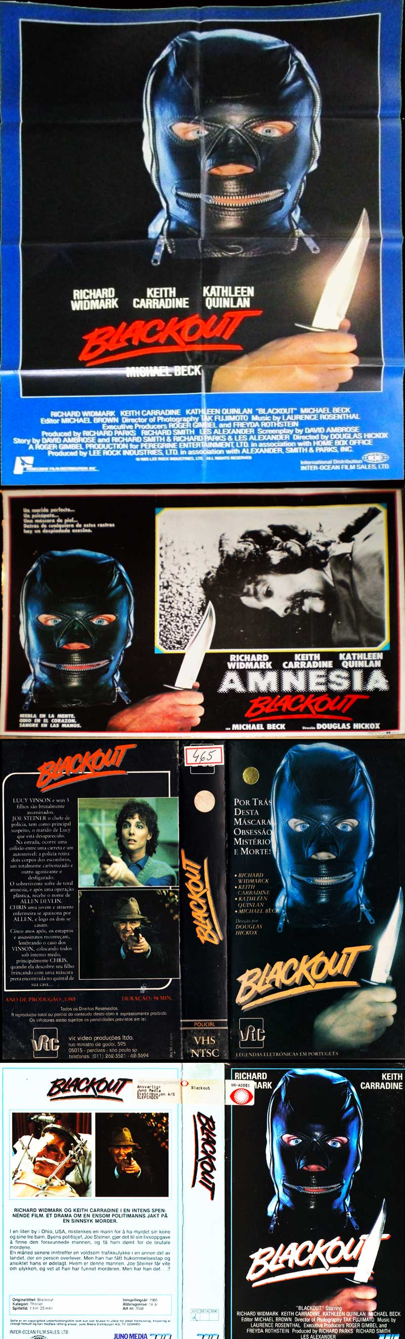 Blackout Vertigo Mortal 1985 Film