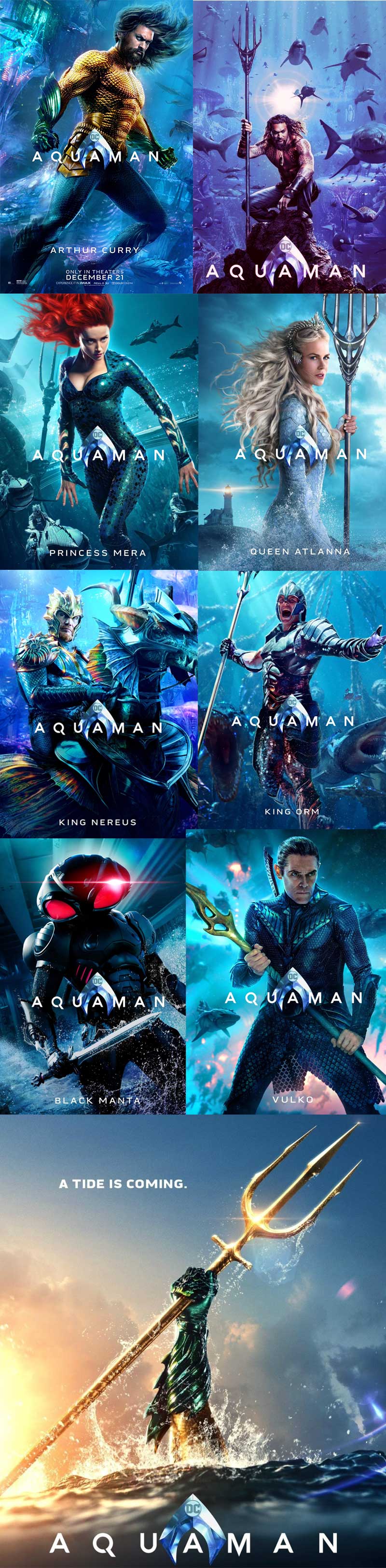 Aquaman DC Comics 2018 Film