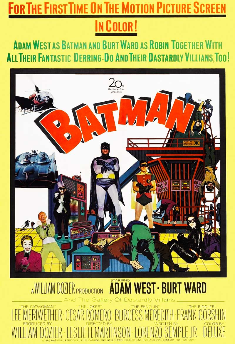 Batman DC Comics 1966 Film