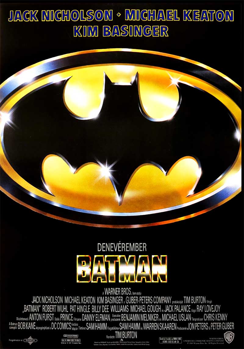 Batman DC Comics 1989 Film