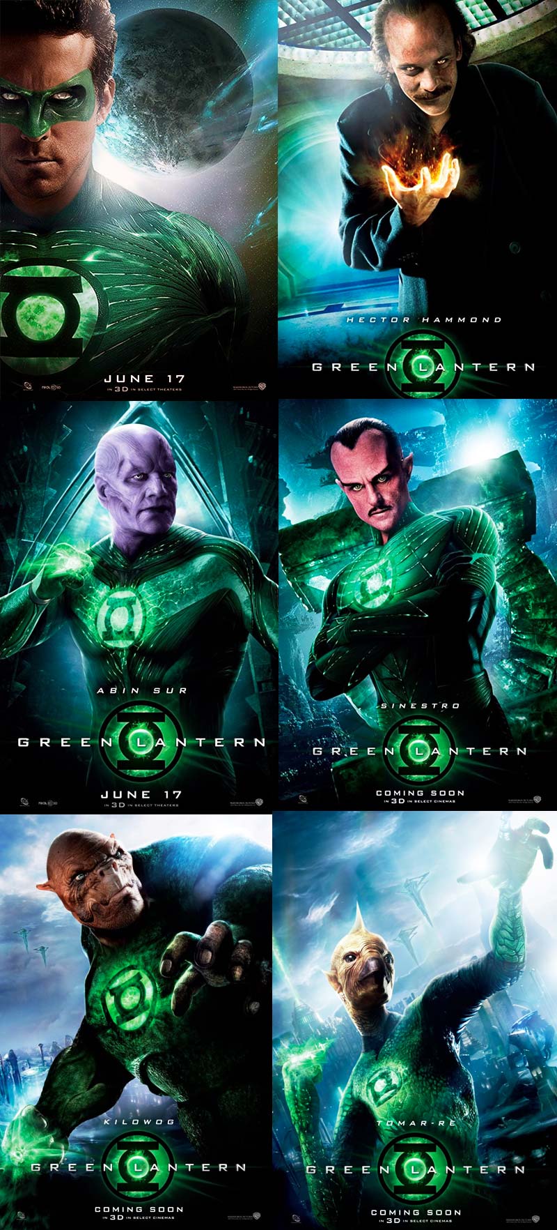 Green Lantern DC Comics 2011 Film