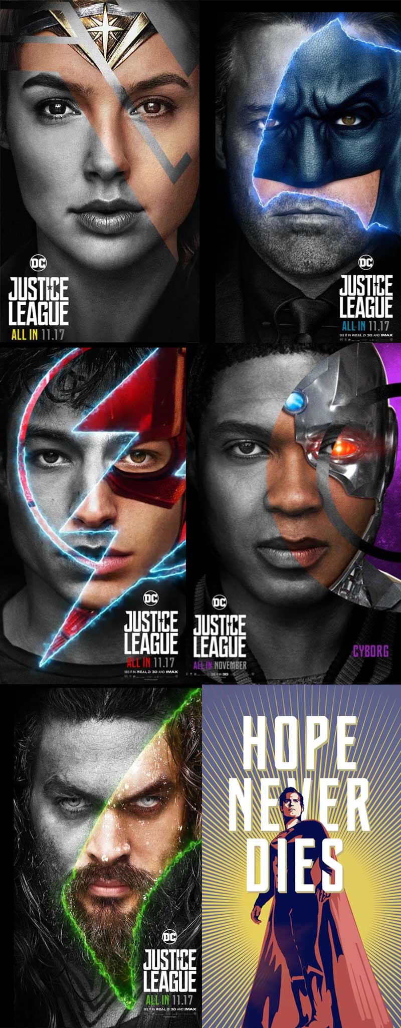 Justice League DC Comics 2017 Film
