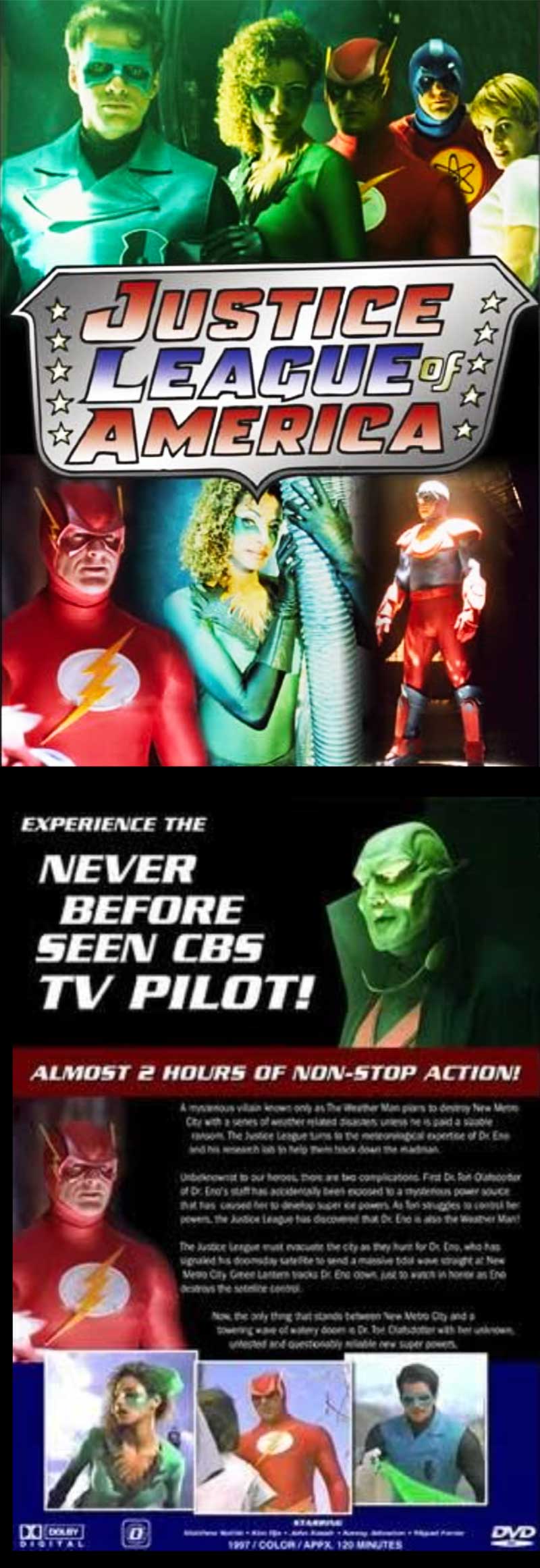 Justice League of America DC Comics 1997 Film