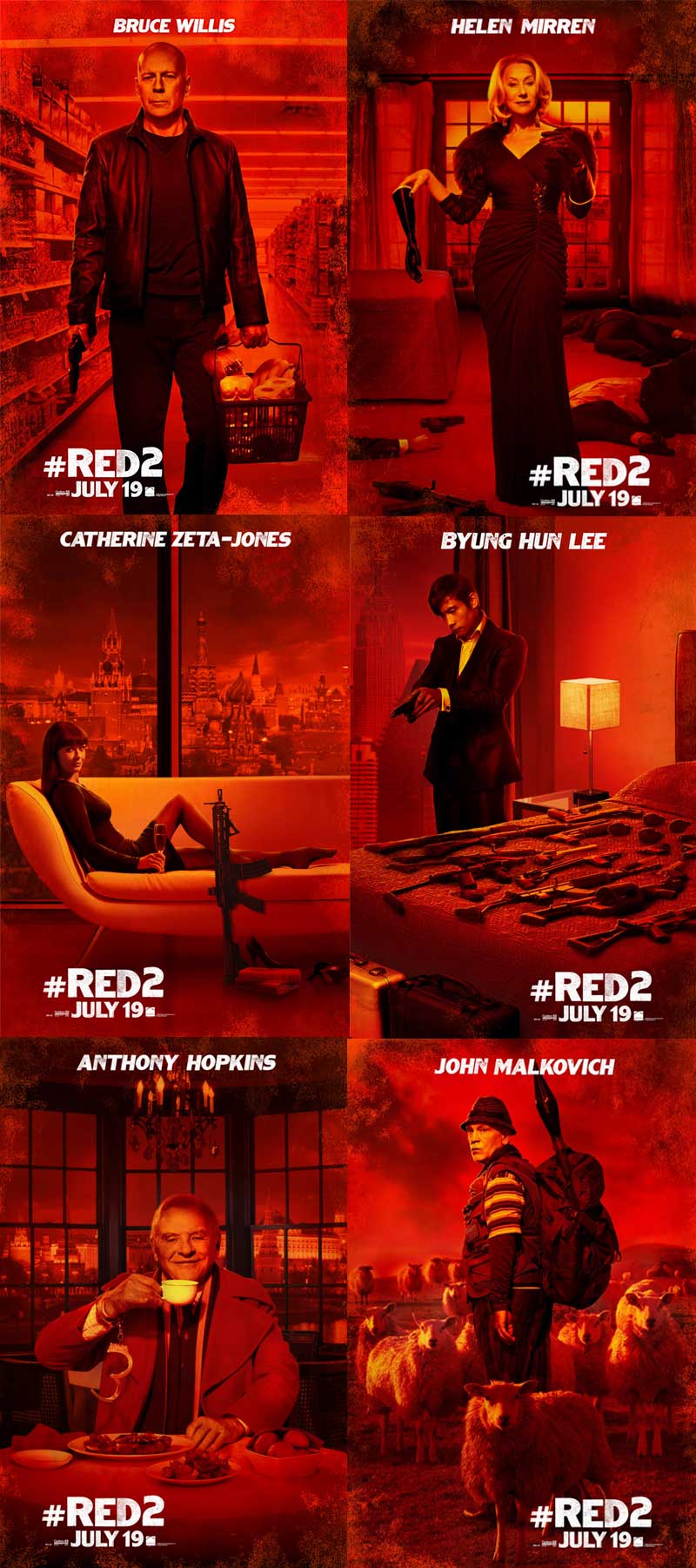 Red 2 DC Comics 2013 Film
