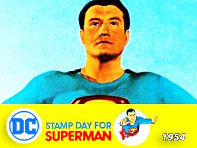 Stamp Day for Superman DC Comics 1954 Film