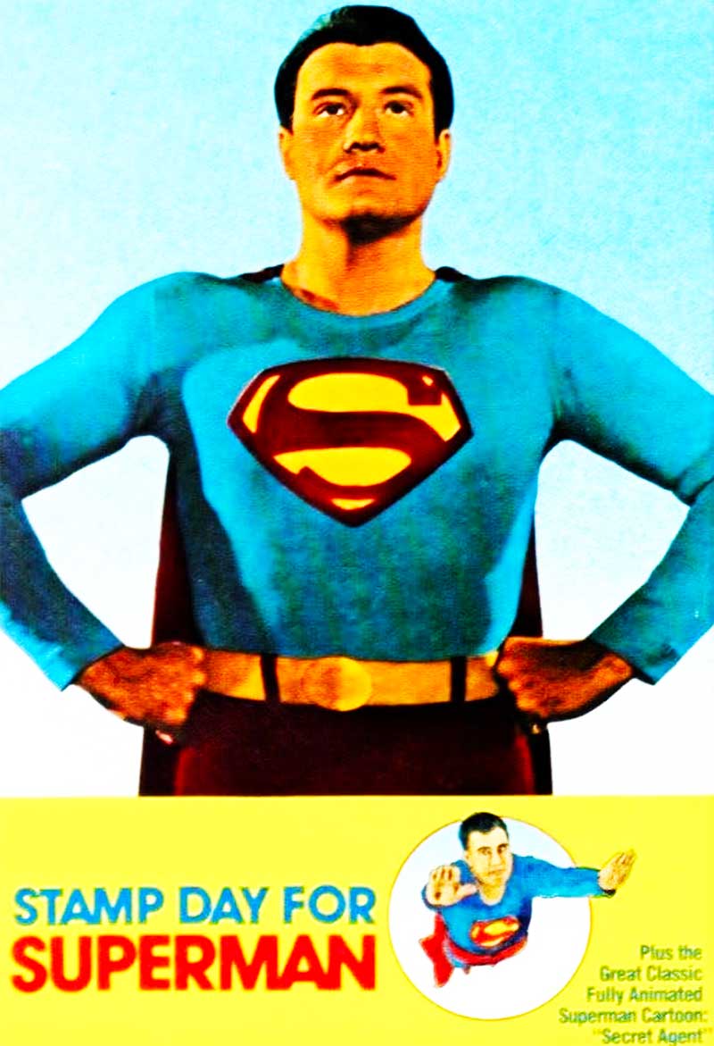Stamp Day for Superman DC Comics 1954 Film