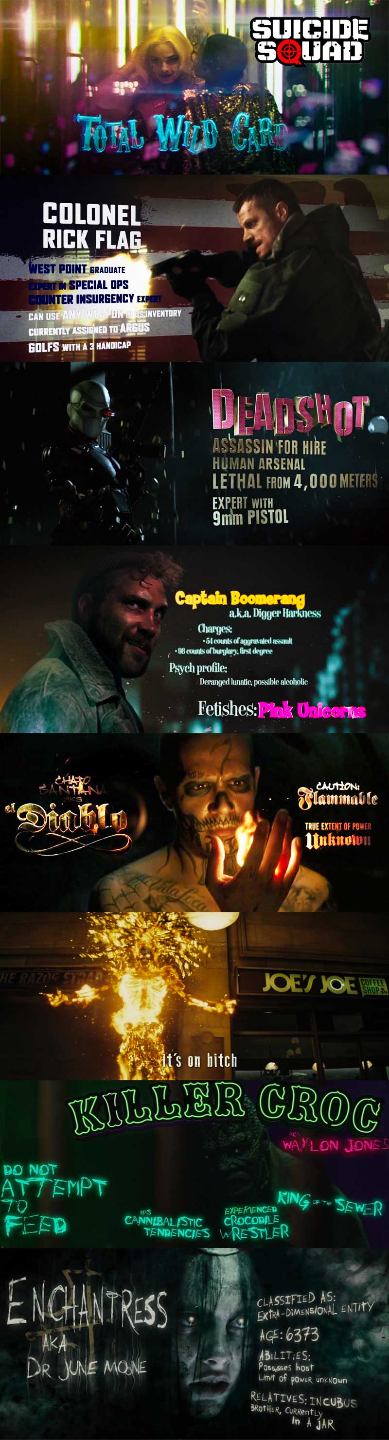 Suicide Squad DC Comics 2016 Film