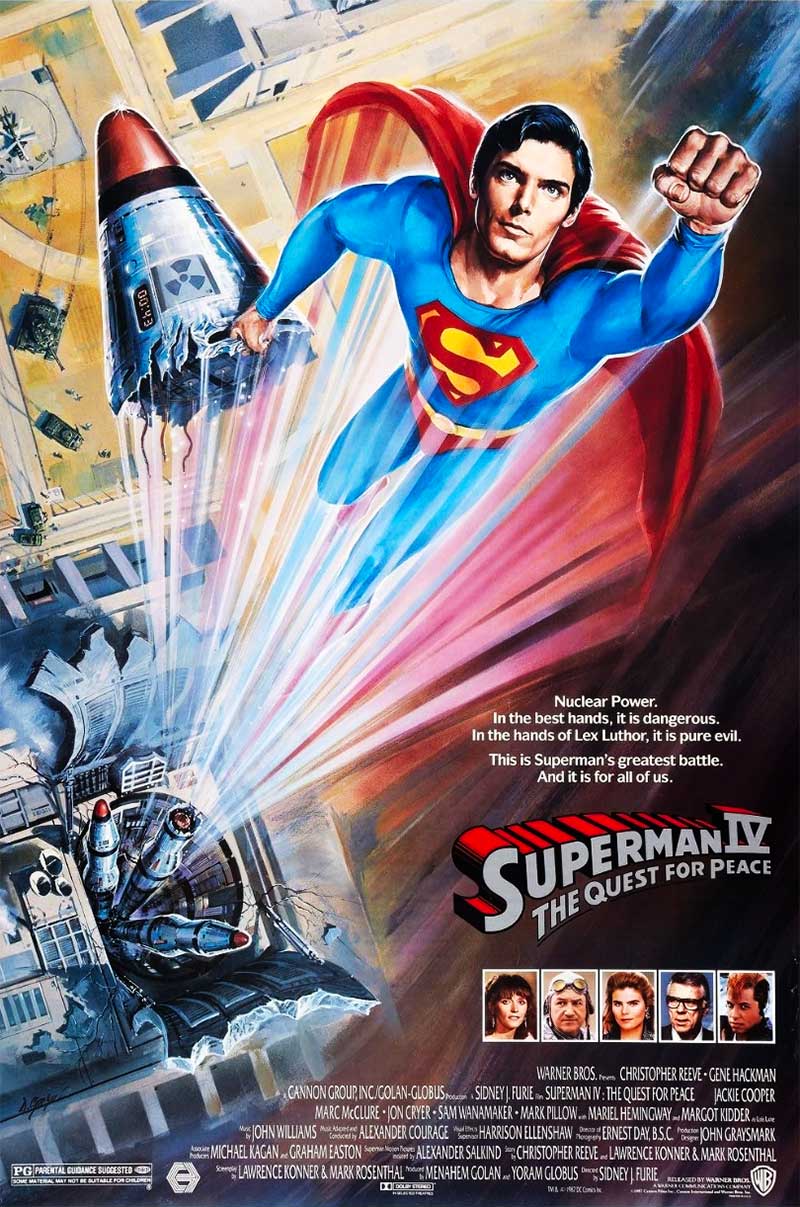 Superman IV The Quest for Peace DC Comics 1987 Film