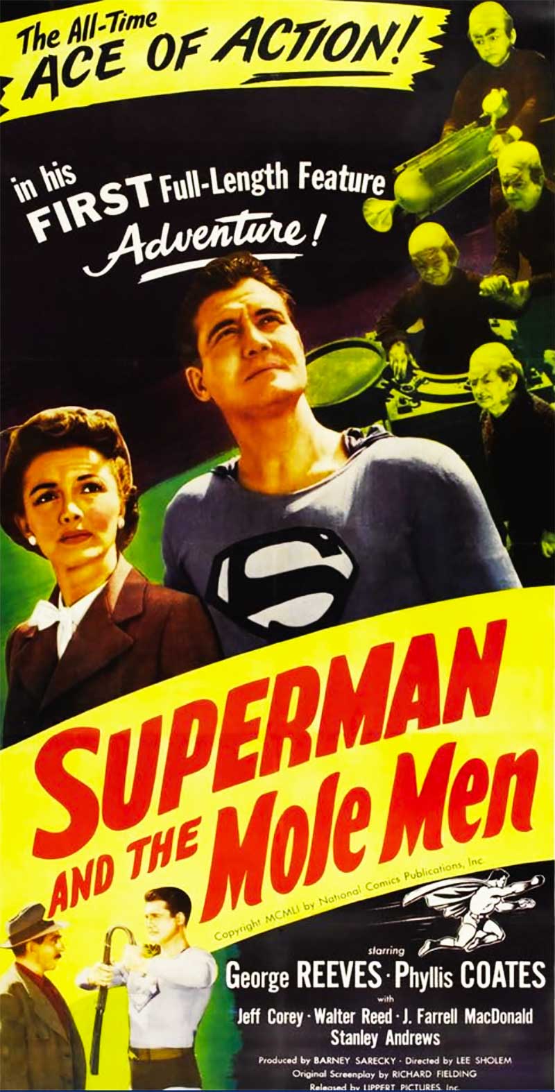 Superman and the Mole Men DC Comics 1951 Film