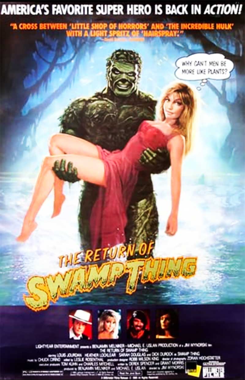 The Return of Swamp Thing DC Comics 1989 Film
