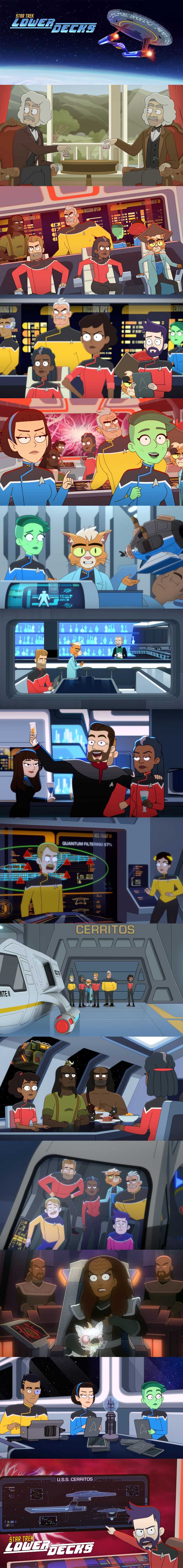Star Trek Lower Decks 2020-2024 Animated Series