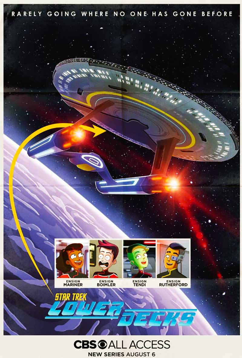 Star Trek Lower Decks 2020-2024 Animated Series