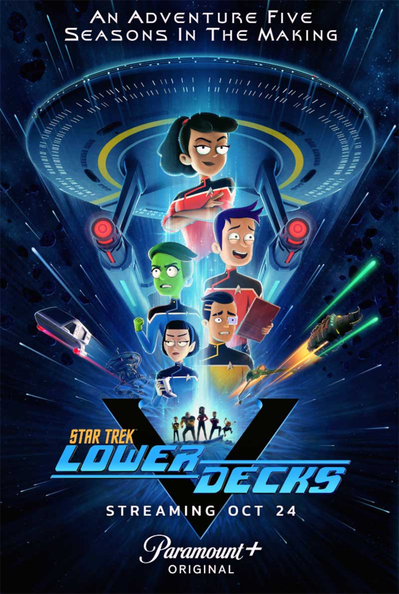 Star Trek Lower Decks 2020-2024 Animated Series