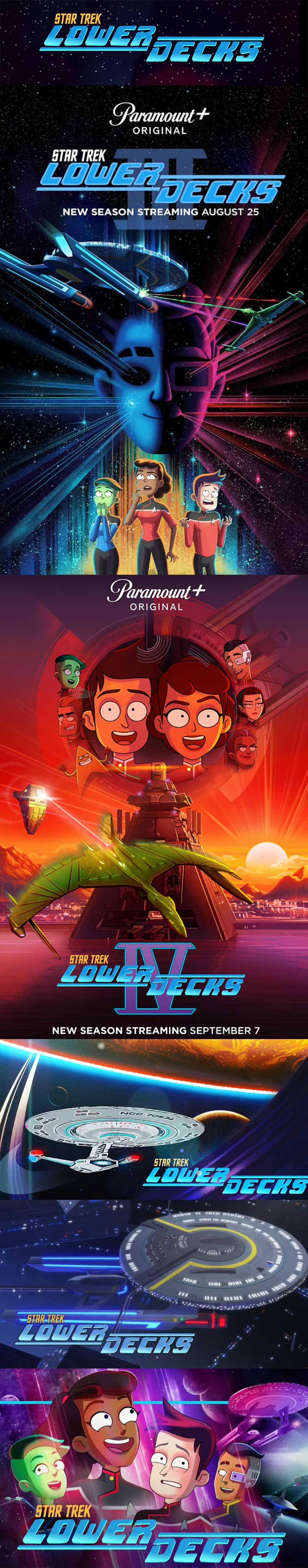 Star Trek Lower Decks 2020-2024 Animated Series