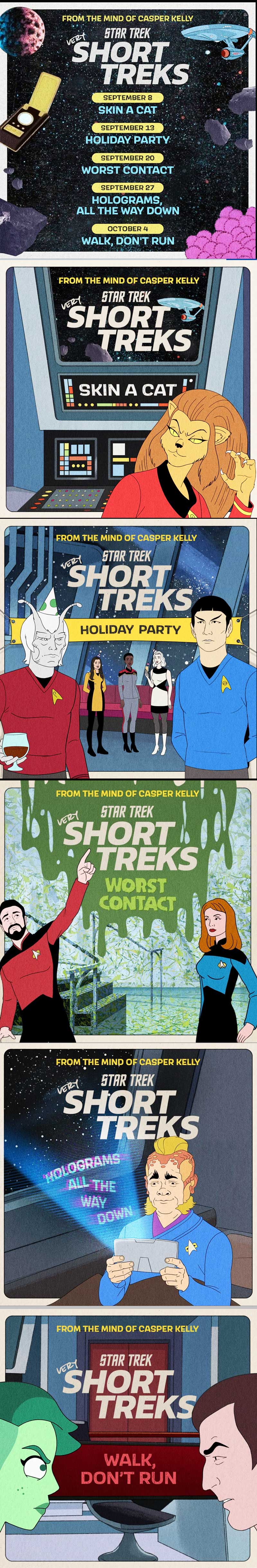 Star Trek Very Short Treks 2023 Animated Series